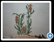 Künstlerische Gestaltung als "Dusch-Aquarium"